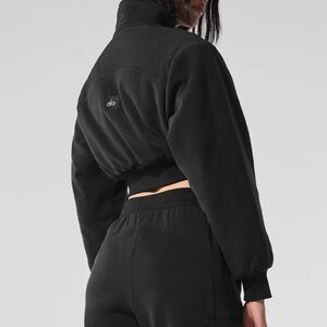 Alo Black Fleece Jacket